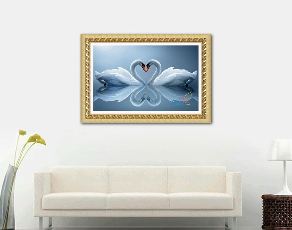 EKO Диамантен гоблен лебеди - Goblena.COM
