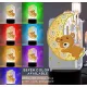 Детска нощна LED лампа 5D Бухалче 3 7 цвята - Goblena.COM