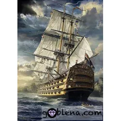 Диамантен гоблен Кораб 3
