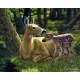 Диамантен гоблен Майка и бебе сърнички - Goblena.COM