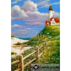 Диамантен гоблен Морски фар