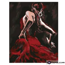 Картина с рисуване по номера Фламенго