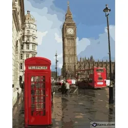Картина с рисуване по номера Лондон