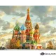 Картина с рисуване по номера Руска църква - Goblena.COM