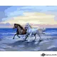 Картина с рисуване по номера Тичащи коне - Goblena.COM