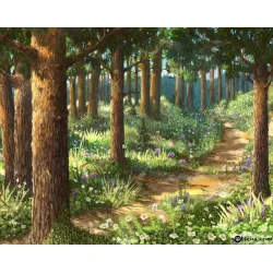 Картина за рисуване по номера Горски пейзаж 2