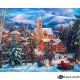 Картина за рисуване по номера Игра в снега - Goblena.COM