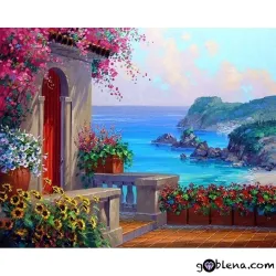 Картина за рисуване по номера Морска гледка 3