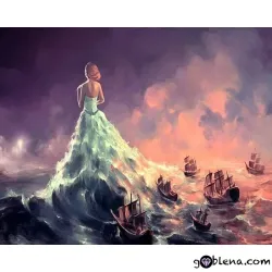 Картина за рисуване по номера Пазителката на морето
