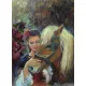 Картина за рисуване по номера Вярност по картината на Йовка Мечкарова - Goblena.COM