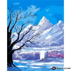 Картина за рисуване по номера Зима 1