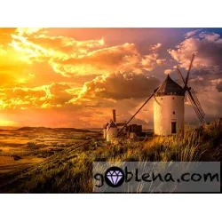 Картина за рисуване по номера Златен залез