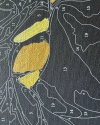 Black Canvas – рисуване по номера върху черно платно.