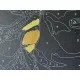Картина по номера върху черно платно Куче 1 Black Canvas - Goblena.COM