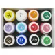 Текстилни Бои Rosa Textile – 12 Цвята x 20 ml | За Плат, Шаблони и Креативни Проекти - Goblena.COM