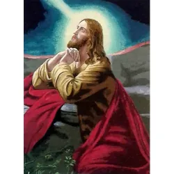 Диамантен гоблен Молещия се Иисус 
