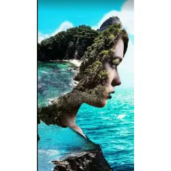ЕКО Диамантен гоблен Очите на морето 3