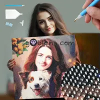 ЕКО Диамантен гоблен по ваша снимка, изработен специално за Вас