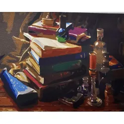 Картина за рисуване по номера Книги