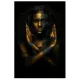 Картина по номера върху черно платно Златна дама 18 Black Canvas - Goblena.COM