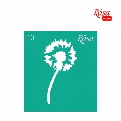 Шаблон за Рисуване Rosa – Глухарче №10 (9 x 10 см) | За Декорация и Рисуване по Номера - Goblena.COM