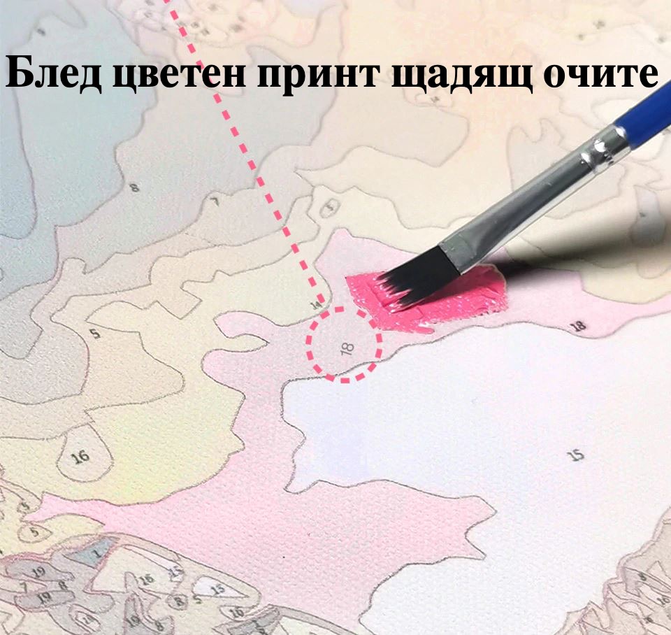 Картина с рисуване по номера Кучета играят покер - Goblena.COM